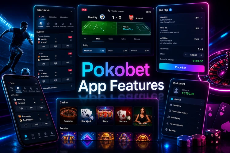 Pokobet App Features